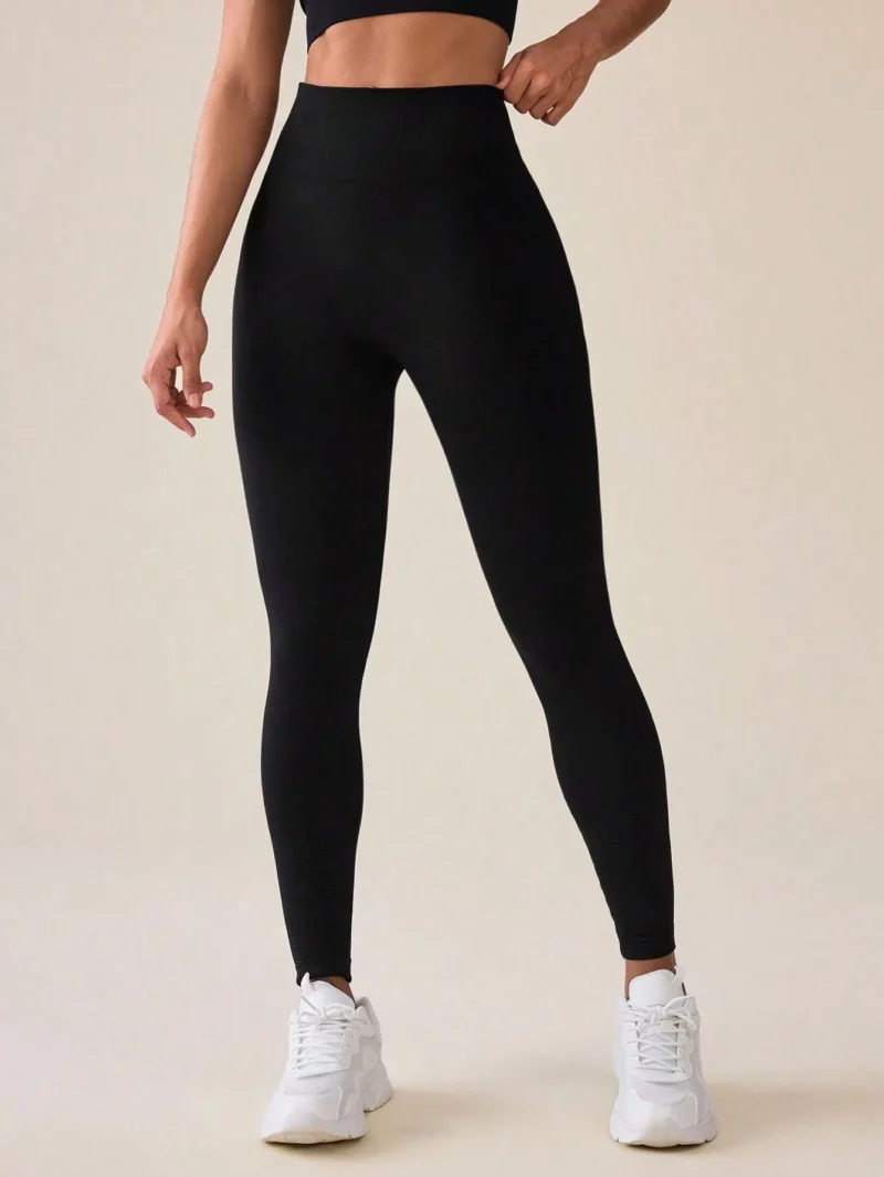 High Waisted Yoga Pants for Women - Tummy Control Workout Leggings with Pockets,4-Way Stretch Squat Proof Fabric |,Moisture Wick - Image 2