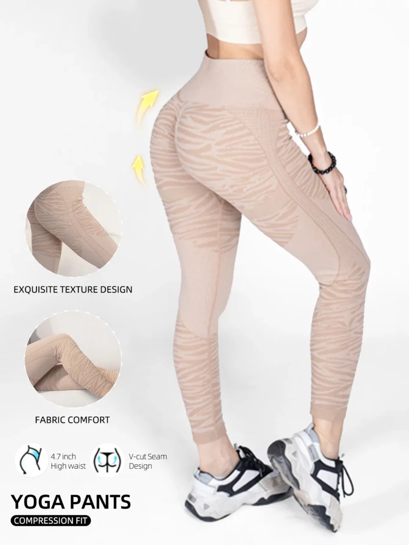 High Waisted Yoga Pants for Women - Tummy Control Workout Leggings with Pockets,4-Way Stretch Squat Proof Fabric |,Moisture Wick - Image 5
