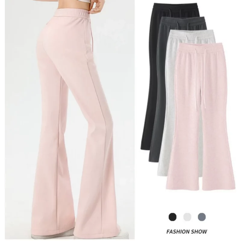 Chic Hotsweeet Casual Matching Yoga Sportswear Streetwear Women's Flare Pant Y2K Low Waist Lace Patchwork Korean Lady's Legging - Image 6