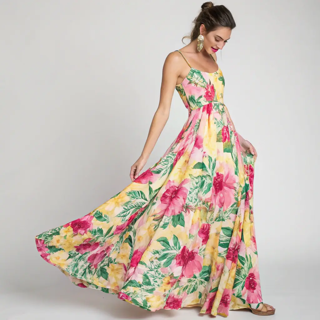 Floral Maxi Dress by Zara