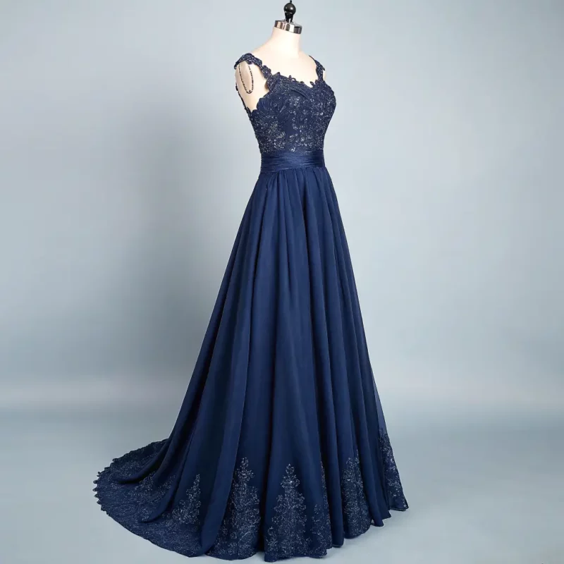 Chiffon Evening Gown by H&M
